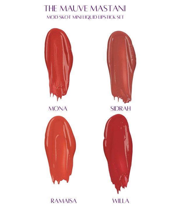 Mod Skot Liquid Lipstick Set - The Mauve Mastani